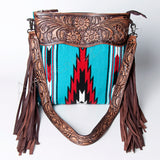American Darling Cross Body Hand Tooled Saddle Blanket Genuine Leather Western Women Bag Handbag Purse | Crossbody for |Cute