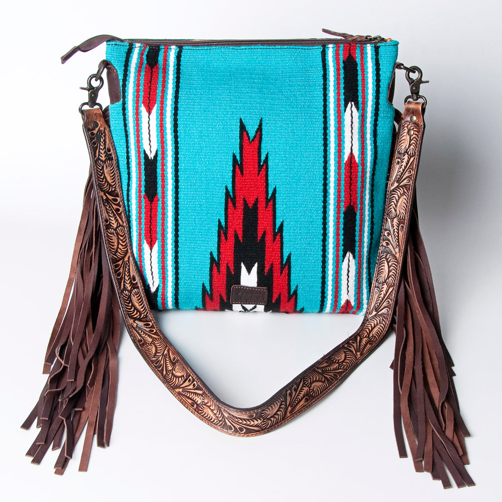 American Darling Cross Body Hand Tooled Saddle Blanket Genuine Leather Western Women Bag Handbag Purse | Crossbody for |Cute