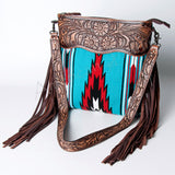 American Darling Cross Body Hand Tooled Saddle Blanket Genuine Leather Western Women Bag Handbag Purse | Crossbody for |Cute