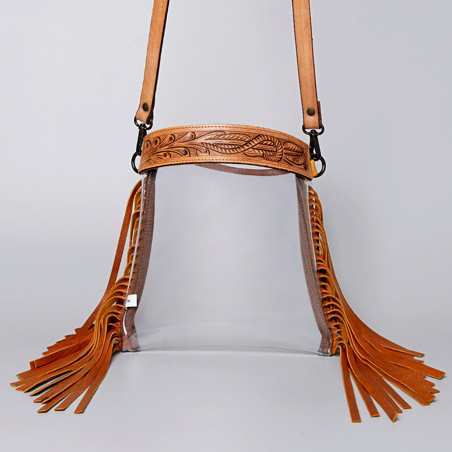 American Darling Clear Bag Hand Tooled Genuine Leather Western Women Handbag Purse | for Cute