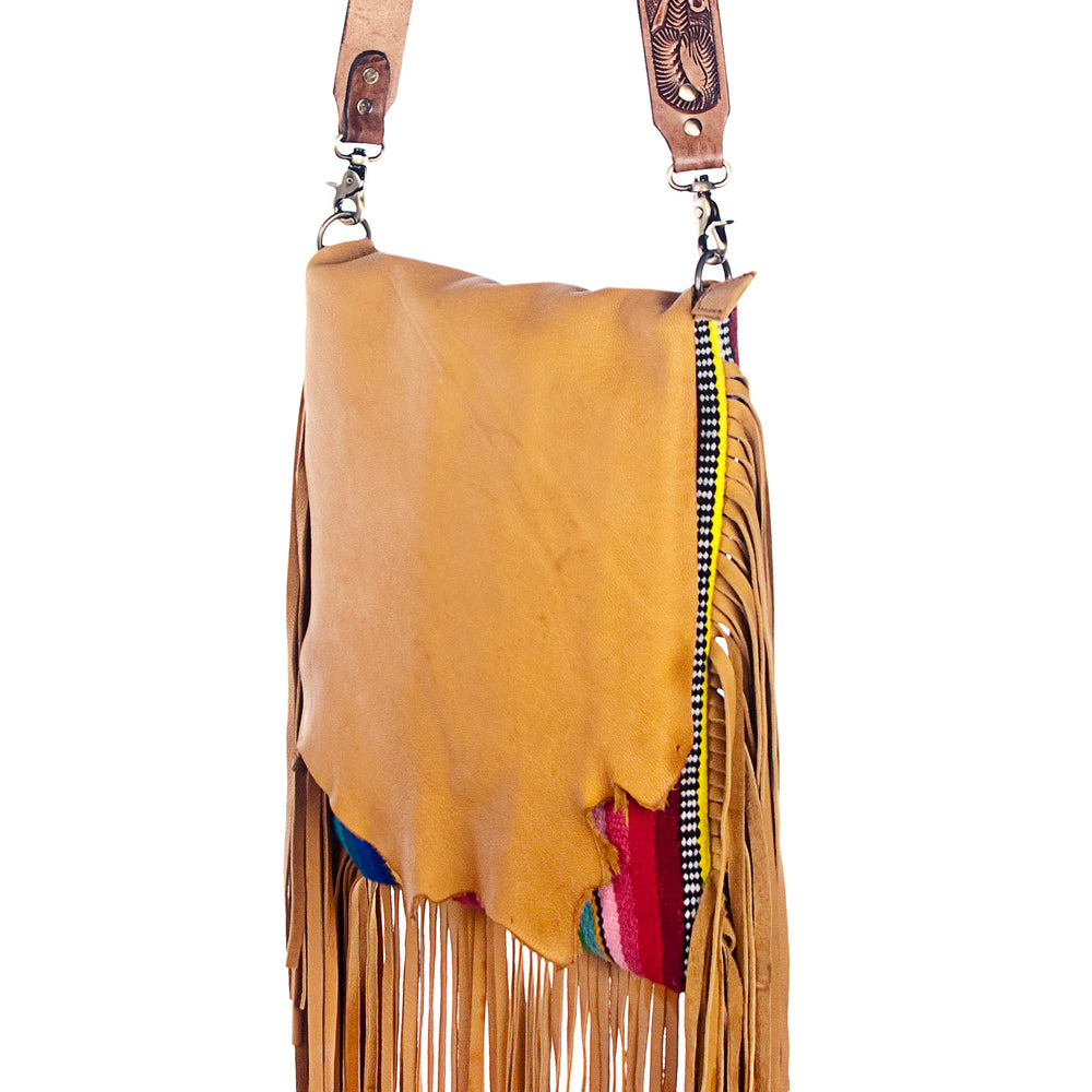 American Darling Messenger Saddle Blanket Genuine Leather Western Women Bag Handbag Purse | Cute