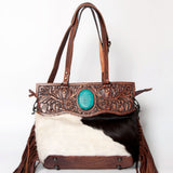 American Darling Cross Body Hand Tooled Hair on-Genuine Leather Western Women Bag Handbag Purse | Crossbody for Cute