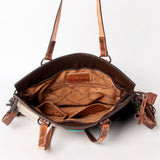 American Darling Cross Body Hand Tooled Hair on-Genuine Leather Western Women Bag Handbag Purse | Crossbody for Cute