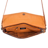 American Darling ADBGS178BRAC1 Envelope Hair On Genuine Leather Women Bag Western Handbag Purse