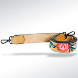 American Darling ADSTF106 Hand Tooled Genuine Leather Crossbody Handle Strap For Bags
