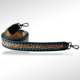 American Darling ADSTF109 Hand Tooled Genuine Leather Crossbody Handle Strap For Bags