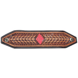 American Darling ADBRF107 Hand tooled carved Genuine Leather Bracelet women