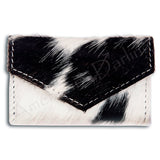 American Darling ADBG471BKW Coin Purse Hair On Genuine Leather Women Bag Western Handbag Purse