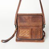 American Darling ORGANISER Upcycled Wool Genuine Leather women bag western handbag purse