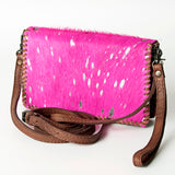 American Darling ORGANISER Upcycled Wool Genuine Leather women bag western handbag purse