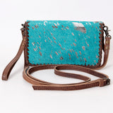 American Darling ORGANISER Upcycled Wool Genuine Leather women bag western handbag purse