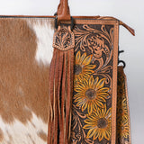 American Darling Briefcase Hand Tooled Saddle Blanket Genuine Leather women bag western handbag purse