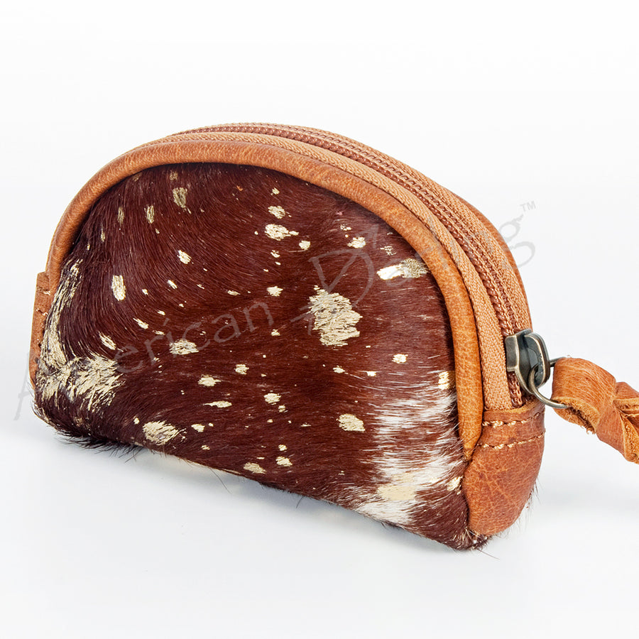 American Darling Hair-On Cowhide Coin Purse Bag - Uhorse