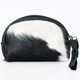 American Darling ADBG472BKW Coin Purse Hair On Genuine Leather Women Bag Western Handbag Purse