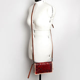 American Darling ORGANISER Upcycled Wool Genuine Leather women bag western handbag purse