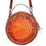 American Darling Hand Tooled Genuine Leather Women Bag Western Handbag Purse