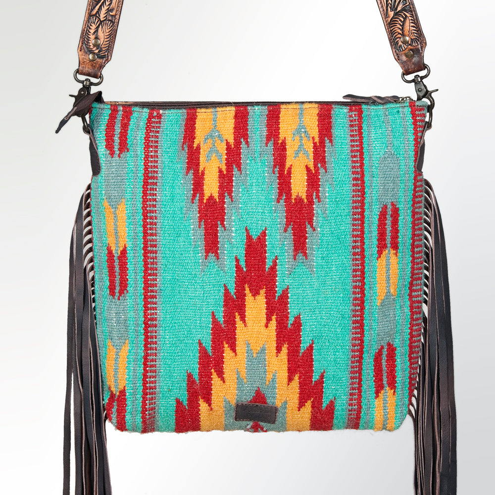 American Darling Cross Body Hand Tooled Saddle Blanket Genuine Leather Western Women Bag Handbag Purse | Crossbody for |Cute