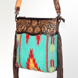 American Darling Cross Body Hand Tooled Saddle Blanket Genuine Leather Western Women Bag Handbag Purse | Crossbody for |Cute