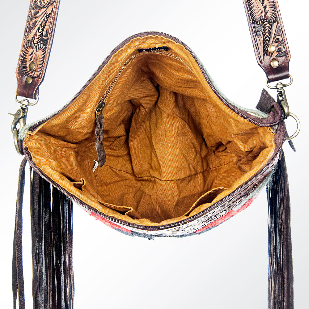 American Darling Cross Body Hand Tooled Saddle Blanket Genuine Leather Western Women Bag Handbag Purse | Crossbody for |Cute