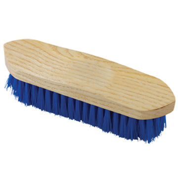 8 1/2 In Hilason Horse Soft Bristle Dandy Brush Blue