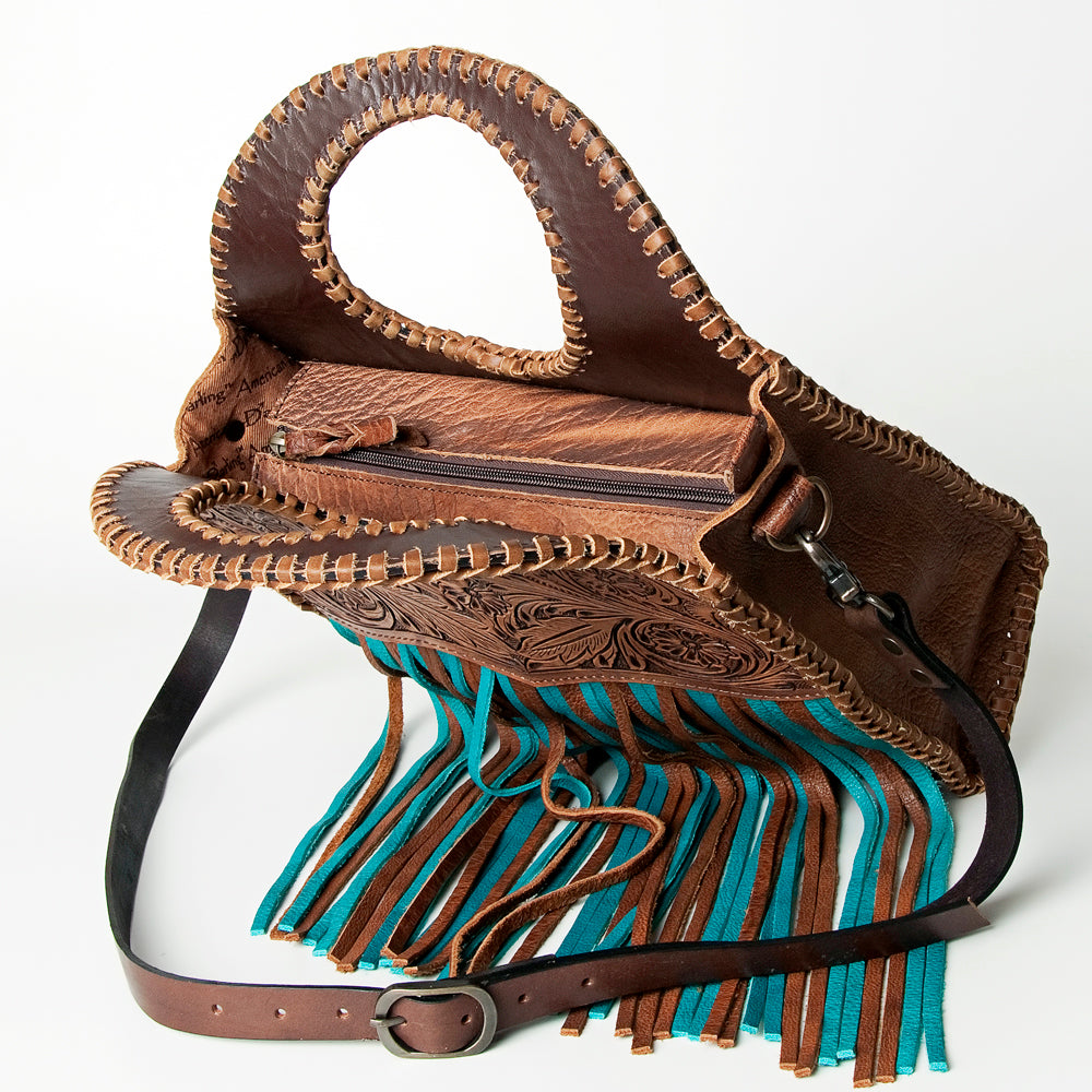 American Darling Clutch Hand Tooled Genuine Leather Western Women Bag Handbag Purse | Travel Bags College Casual