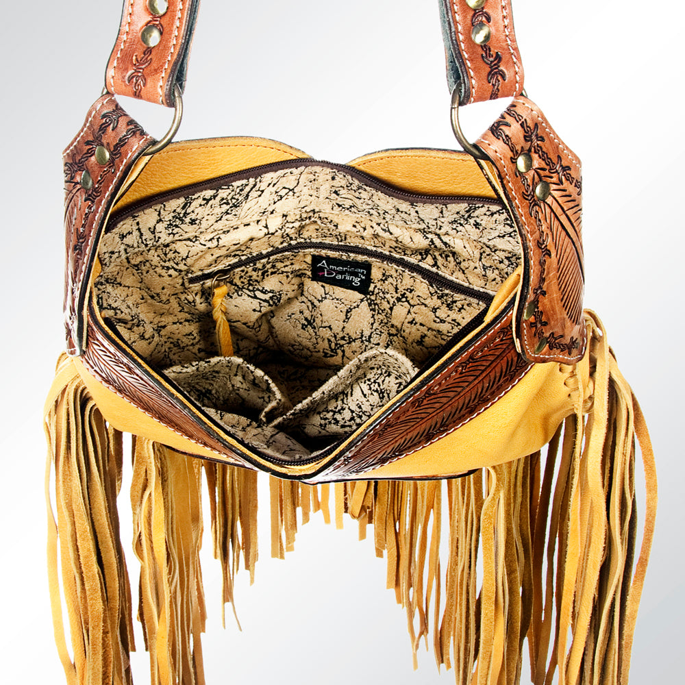 American Darling Crossbody Full Grain Genuine Leather Western Women Bag Handbag Purse | for