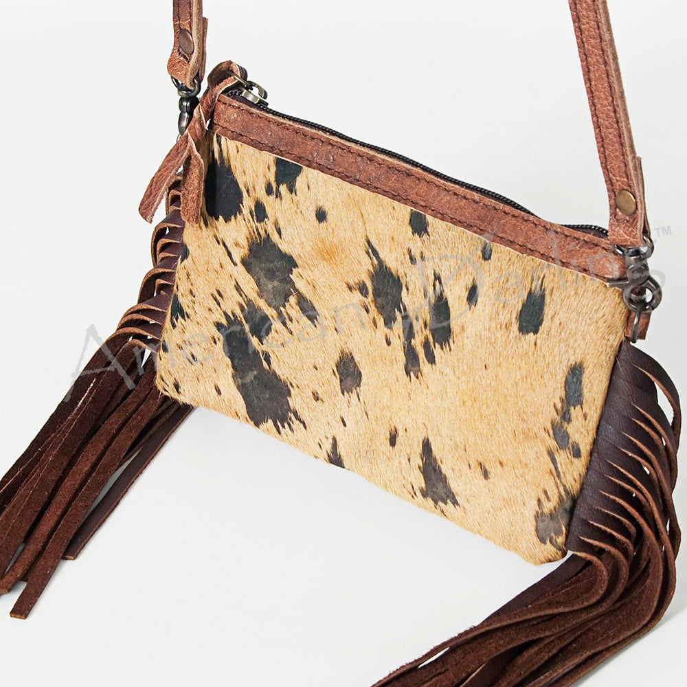 American Darling Small Crossbody Hair On Genuine Leather Western Women Bag Handbag Purse | for Cute