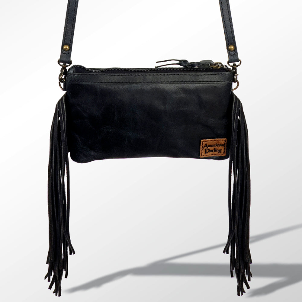 American Darling Small Crossbody Hair On Genuine Leather Western Women Bag Handbag Purse | for Cute