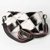 American Darling ADBGZ162 Small Crossbody Hair-On Genuine Leather Women Bag Western Handbag Purse