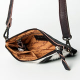 American Darling ADBGZ162 Small Crossbody Hair-On Genuine Leather Women Bag Western Handbag Purse