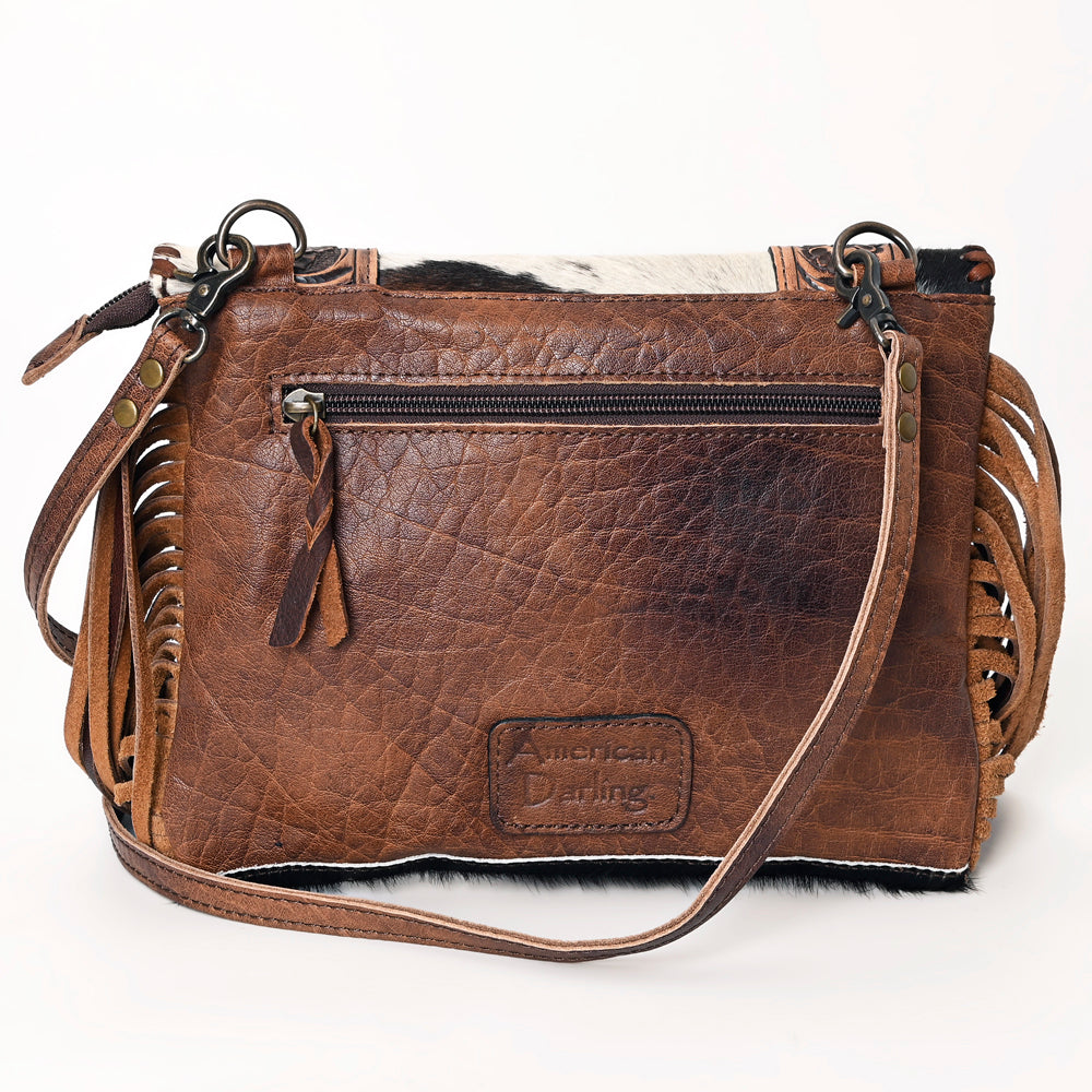 American Darling Cross Body Genuine Leather Western Women Bag Handbag Purse Travel Bags College 14in (H) X 16in (W) 7in (D)