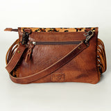 American Darling Cross Body Hand Tooled Hair on-Genuine Leather Western Women Bag Handbag Purse | Crossbody for Cute