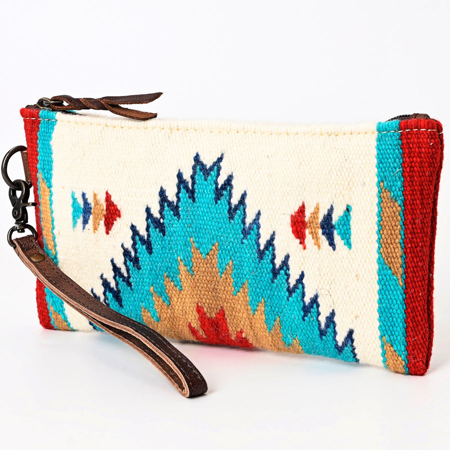 American Darling ADBG344B Wristlet Saddle Blanket Genuine Leather by Hilason – Cowboy and equestrian accessories