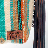 American Darling Cross Body Hand Tooled Saddle Blanket Genuine Leather Western Women Bag Handbag Purse | Crossbody for Cute