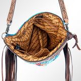 American Darling Cross Body Hand Tooled Saddle Blanket Genuine Leather Western Women Bag Handbag Purse | Crossbody for Cute