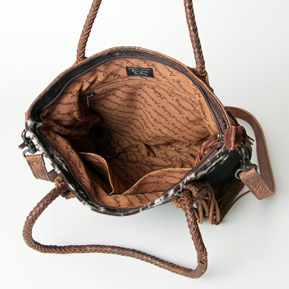 American Darling Tote Hair-On Genuine Leather Western Women Bag Handbag Purse | Travel Bags College Casual