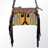American Darling Cross Body Hand Tooled Saddle Blanket Genuine Leather Western Women Bag Handbag Purse | Crossbody for Cute