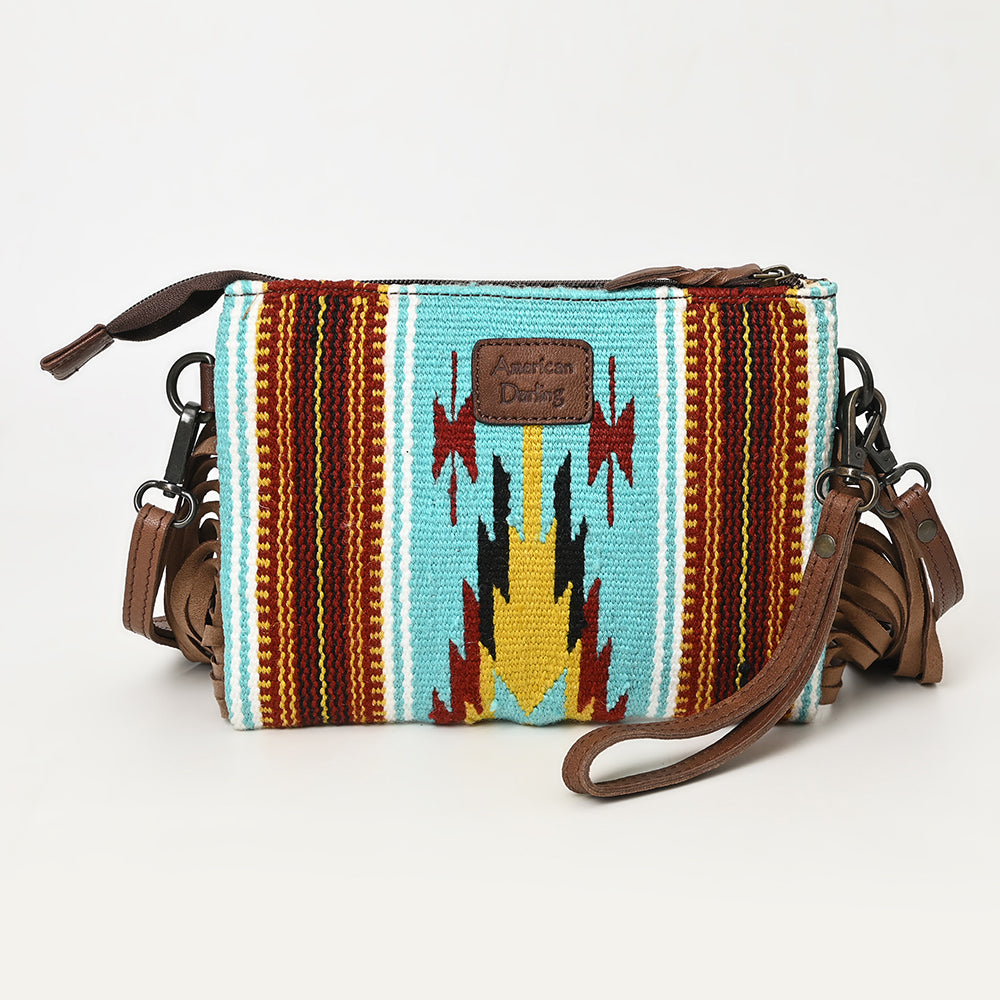American Darling Cross Body Hand Tooled Saddle Blanket Genuine Leather Western Women Bag Handbag Purse | Crossbody for Cute