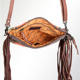 American Darling Cross Body Hand Tooled Saddle Blanket Genuine Leather Western Women Bag Handbag Purse | Crossbody for Cute