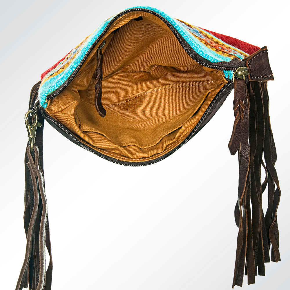 American Darling Cross Body Hand Tooled Saddle Blanket Genuine Leather Western Women Bag Handbag Purse | Crossbody for Cute