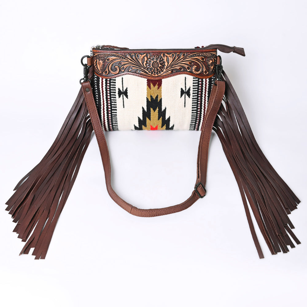 American Darling Cross Body Hand Tooled Saddle Blanket Genuine Leather Western Women Bag Handbag Purse | Crossbody for Cute