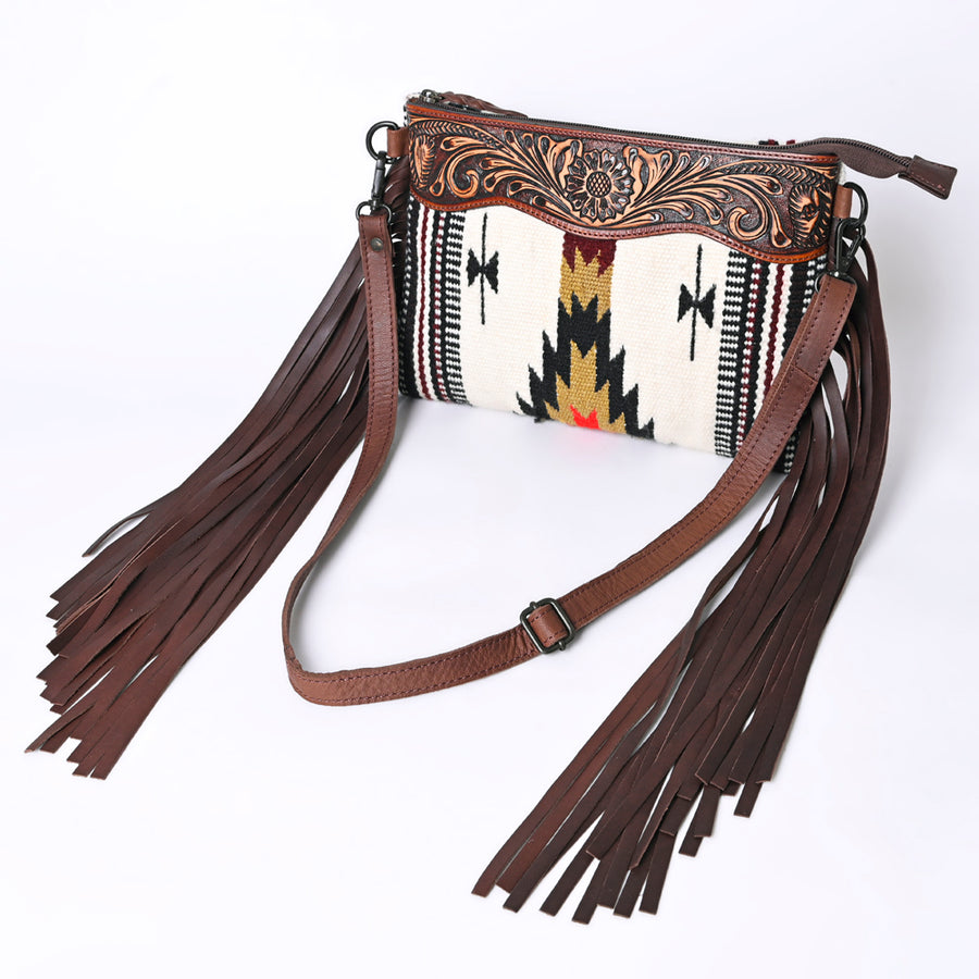 American Darling ADBGZ184A Cross Body Hand Tooled Saddle Blanket by Hilason – Cowboy and equestrian accessories