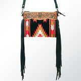 American Darling Cross Body Hand Tooled Saddle Blanket Genuine Leather Western Women Bag Handbag Purse | Crossbody for Cute