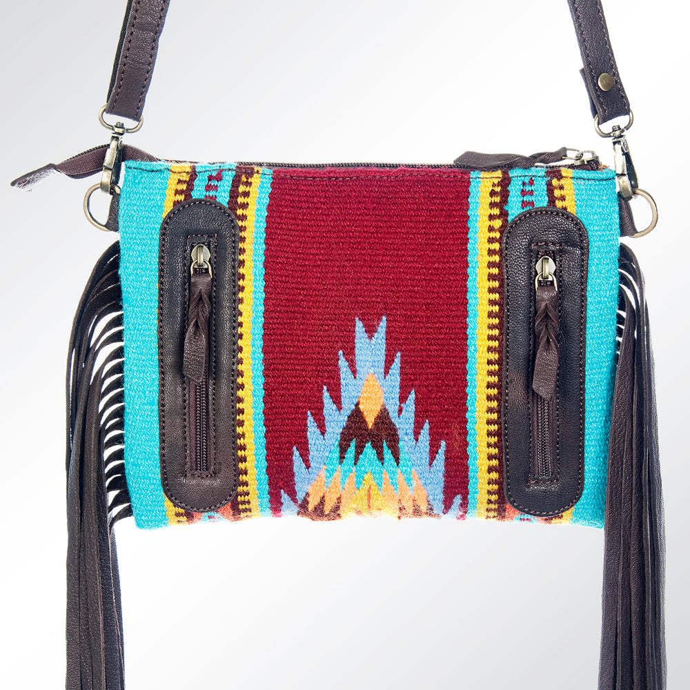 American Darling Cross Body Hand Tooled Saddle Blanket Genuine Leather Western Women Bag Handbag Purse | Crossbody for Cute