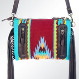 American Darling Cross Body Hand Tooled Saddle Blanket Genuine Leather Western Women Bag Handbag Purse | Crossbody for Cute