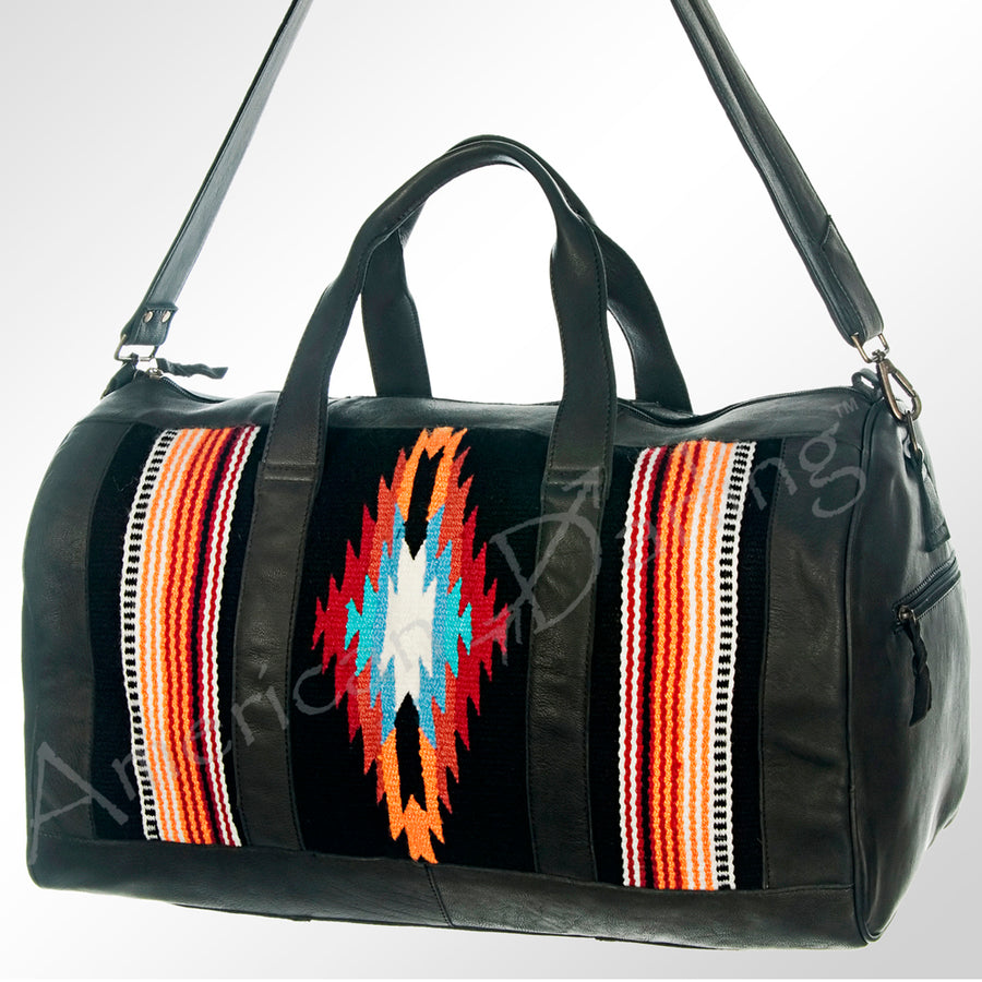 American Darling ADBGZ185B Duffel Saddle Blanket Genuine Leather Women by Hilason ā Cowboy and equestrian accessories