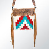 American Darling Cross Body Hand Tooled Saddle Blanket Genuine Leather Western Women Bag Handbag Purse | Crossbody for |Cute