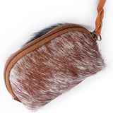 American Darling ADBG444TAW Coin Purse Hair On Genuine Leather Women Bag Western Handbag Purse