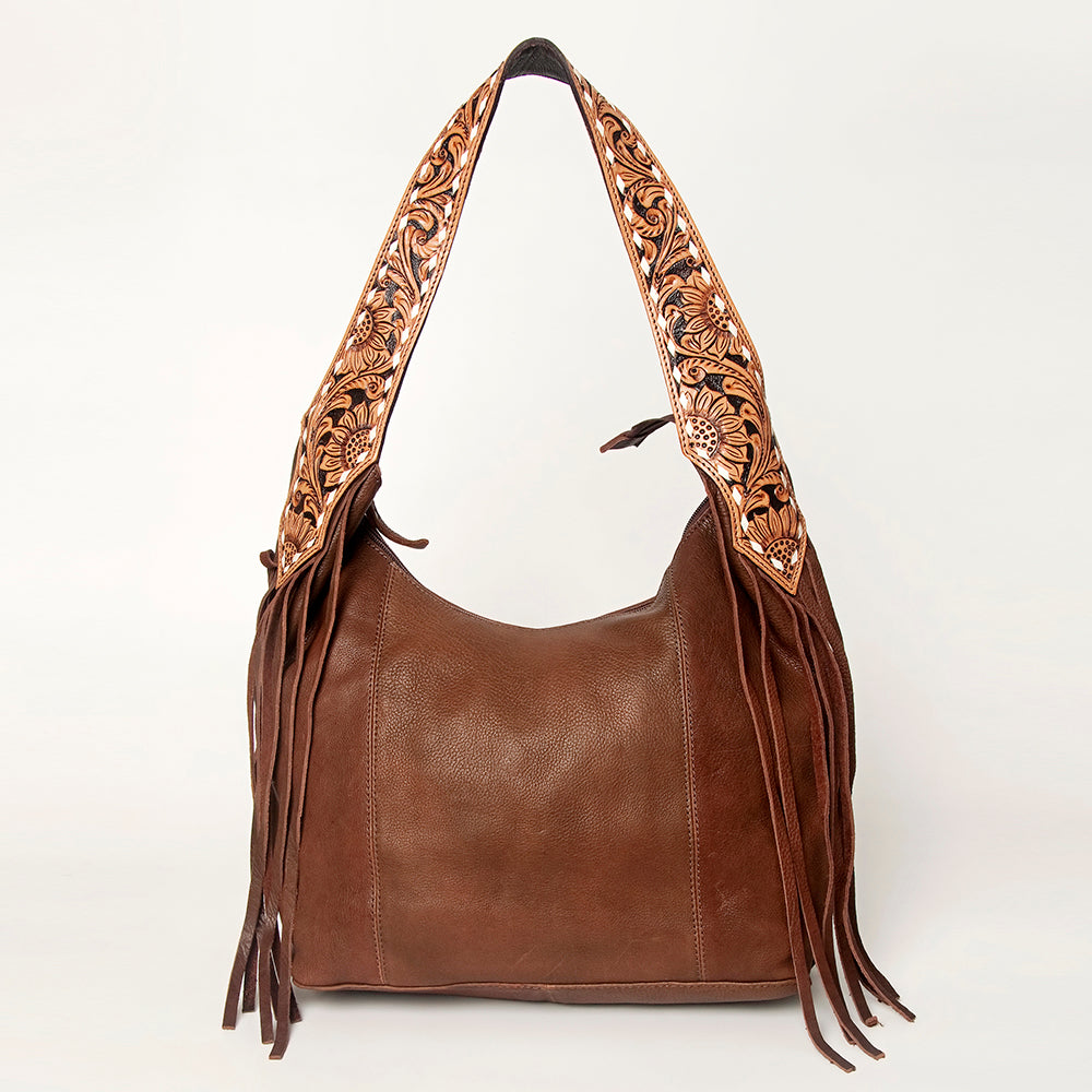 American Darling Hobo Hand Tooled Hair On Genuine Leather Western Women Bag | Handbag Purse Bags for Cute