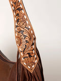 American Darling Hobo Hand Tooled Hair On Genuine Leather Western Women Bag | Handbag Purse Bags for Cute